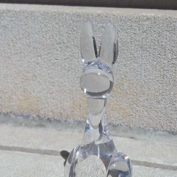 1950s Kosta Boda Crystal Figurine MCM Kangaroo Vicke Lindstrand - Picture 3 of 10